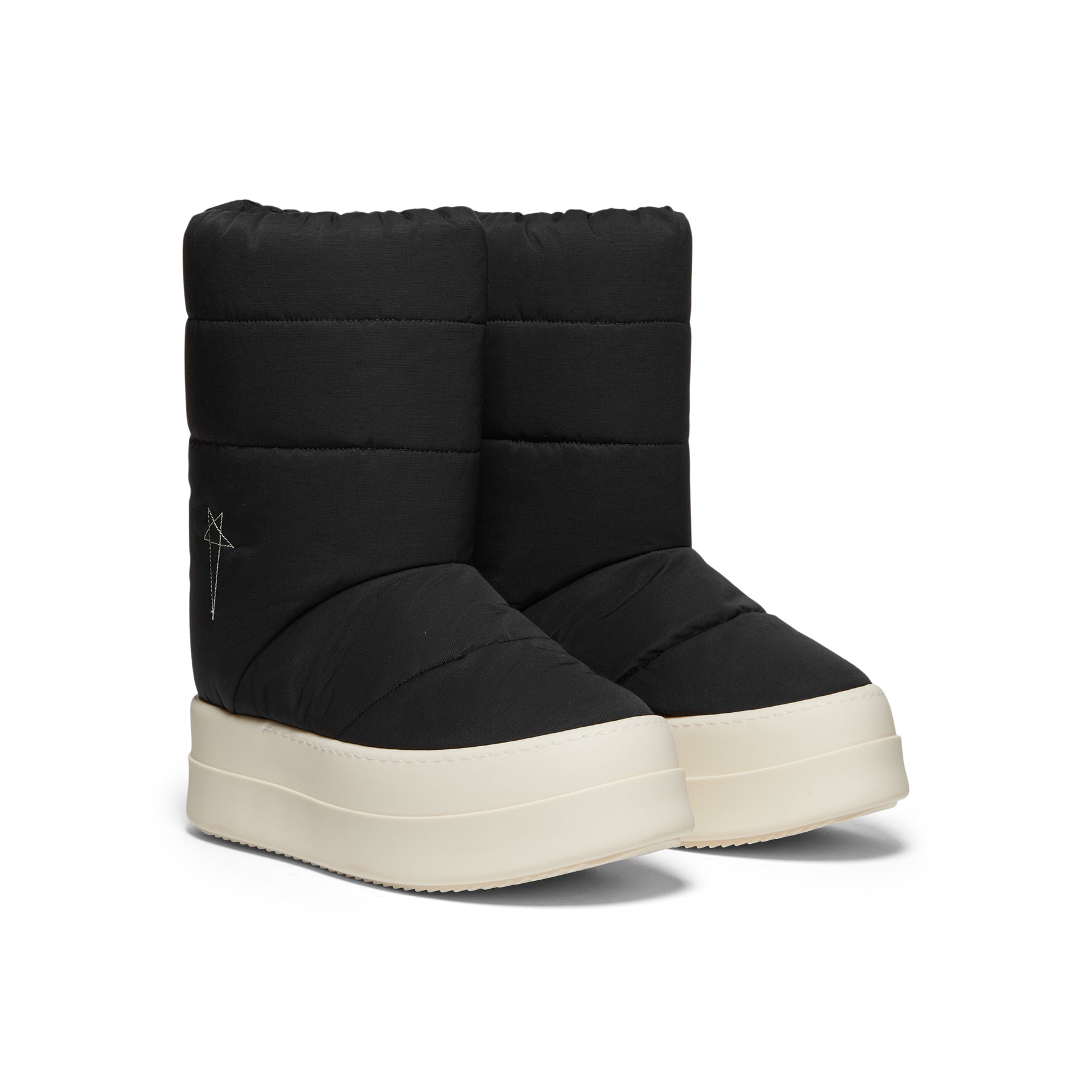 Nam　rick owens boots Rick Owens DRKSHDW Mega Bumper Lunar Sneaker (Black/Pearl/Milk