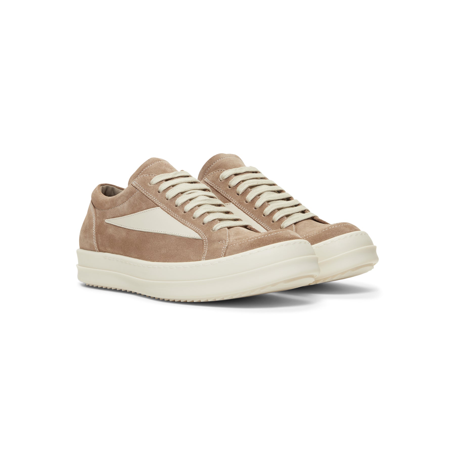 Rick Owens Womens Vintage Sneakers (Flesh/Milk)