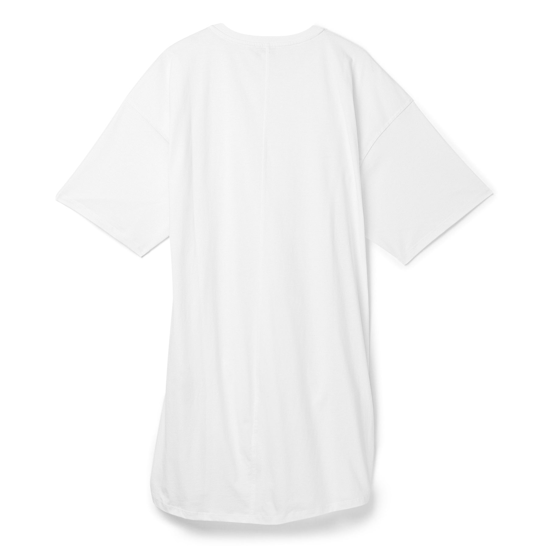 ワンピース DIESEL D-EIVOR T-SHIRT DRESS IN COTTON Women's T-shirt dress with tie front | White | Diesel