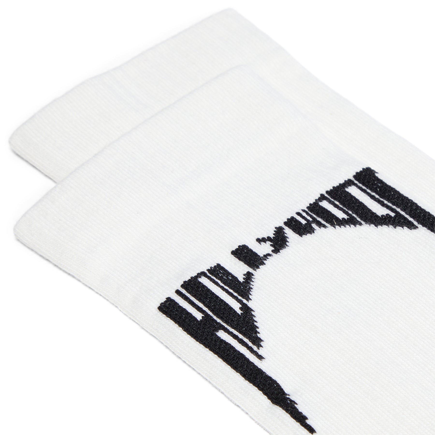 Rick Owens DRKSHDW Hollywood Knee High Socks (Milk/Black)