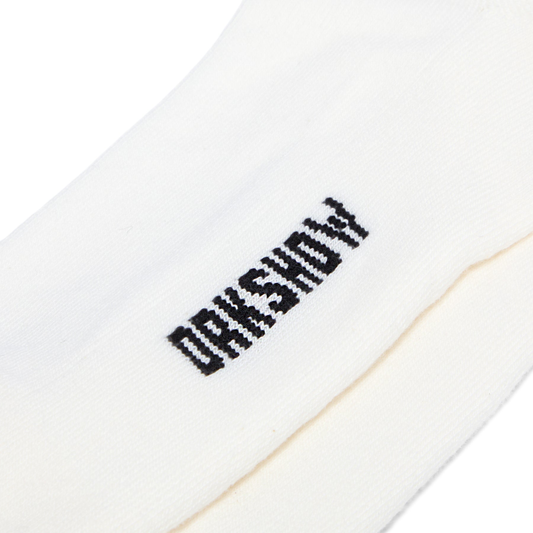 Rick Owens DRKSHDW Hollywood Knee High Socks (Milk/Black)