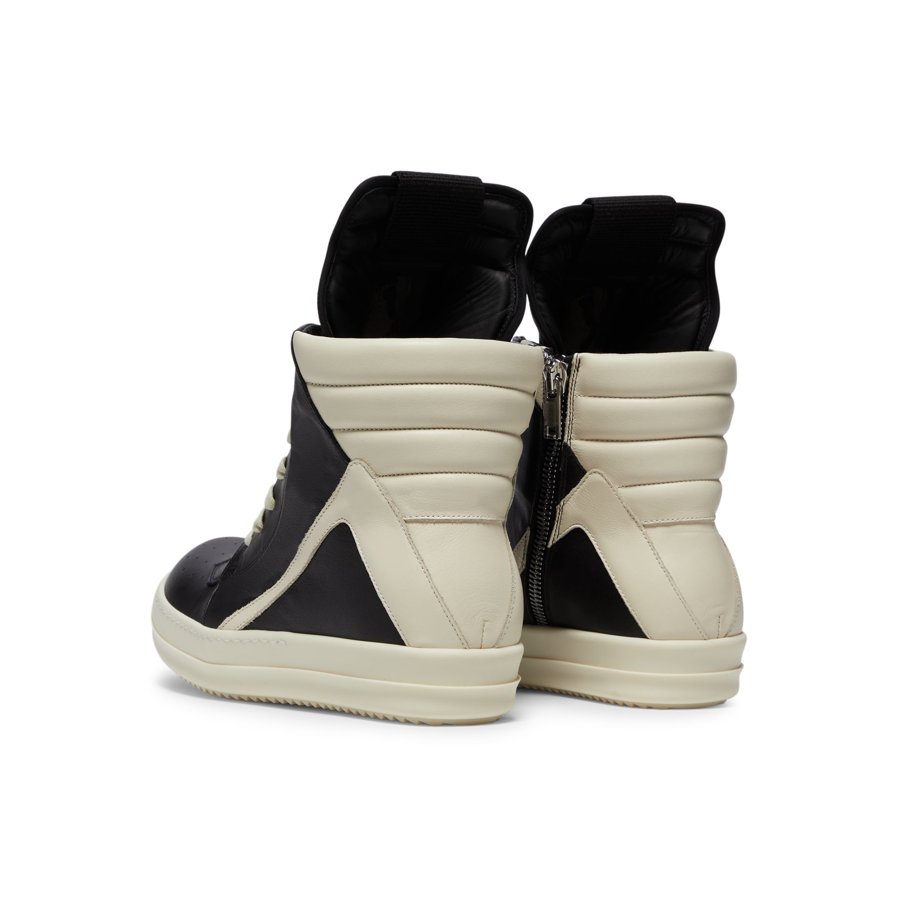 靴 Rick Owens GEOBASKET BLACK/MILK/MILK 42 Men's shoes Rick Owens Geobasket Black/ Milk | Footshop