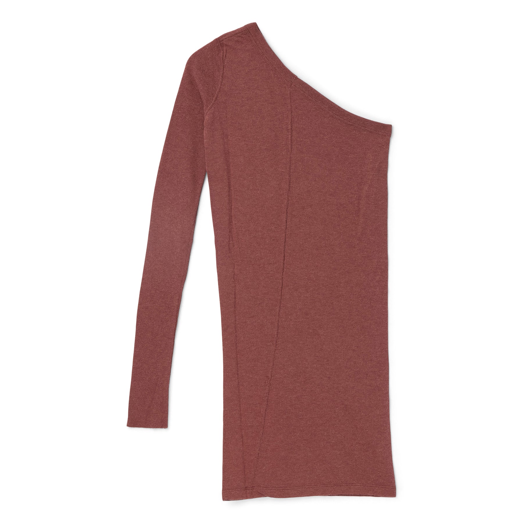 Rick Owens Ziggy Mini Dress (Rosewood)