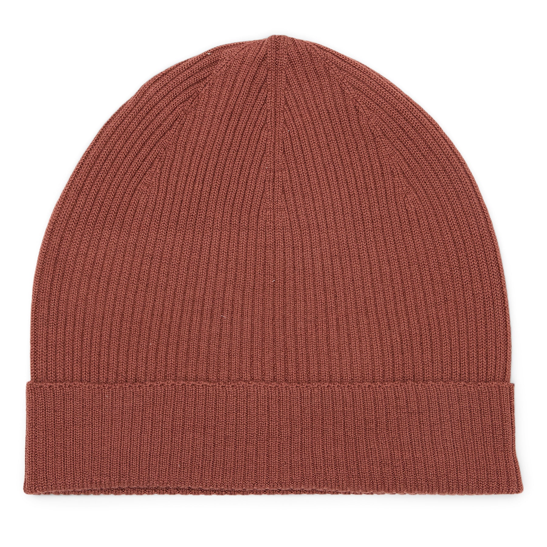 Rick Owens Ribbed Beanie (Rosewood)