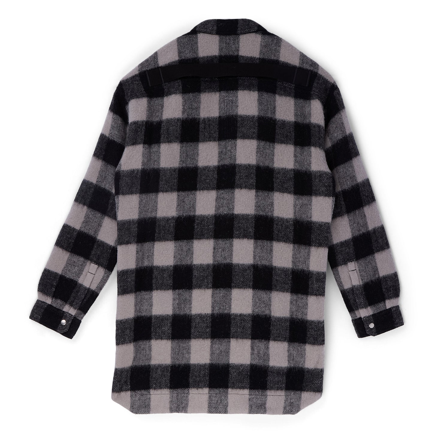 Rick Owens Oversized Outershirt (Black plaid)