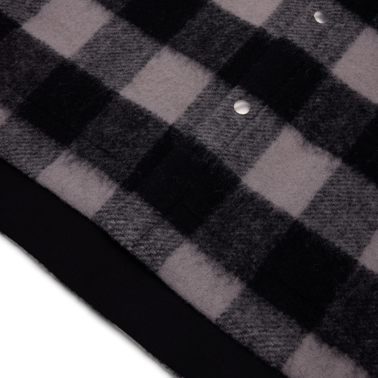 Rick Owens Oversized Outershirt (Black plaid)