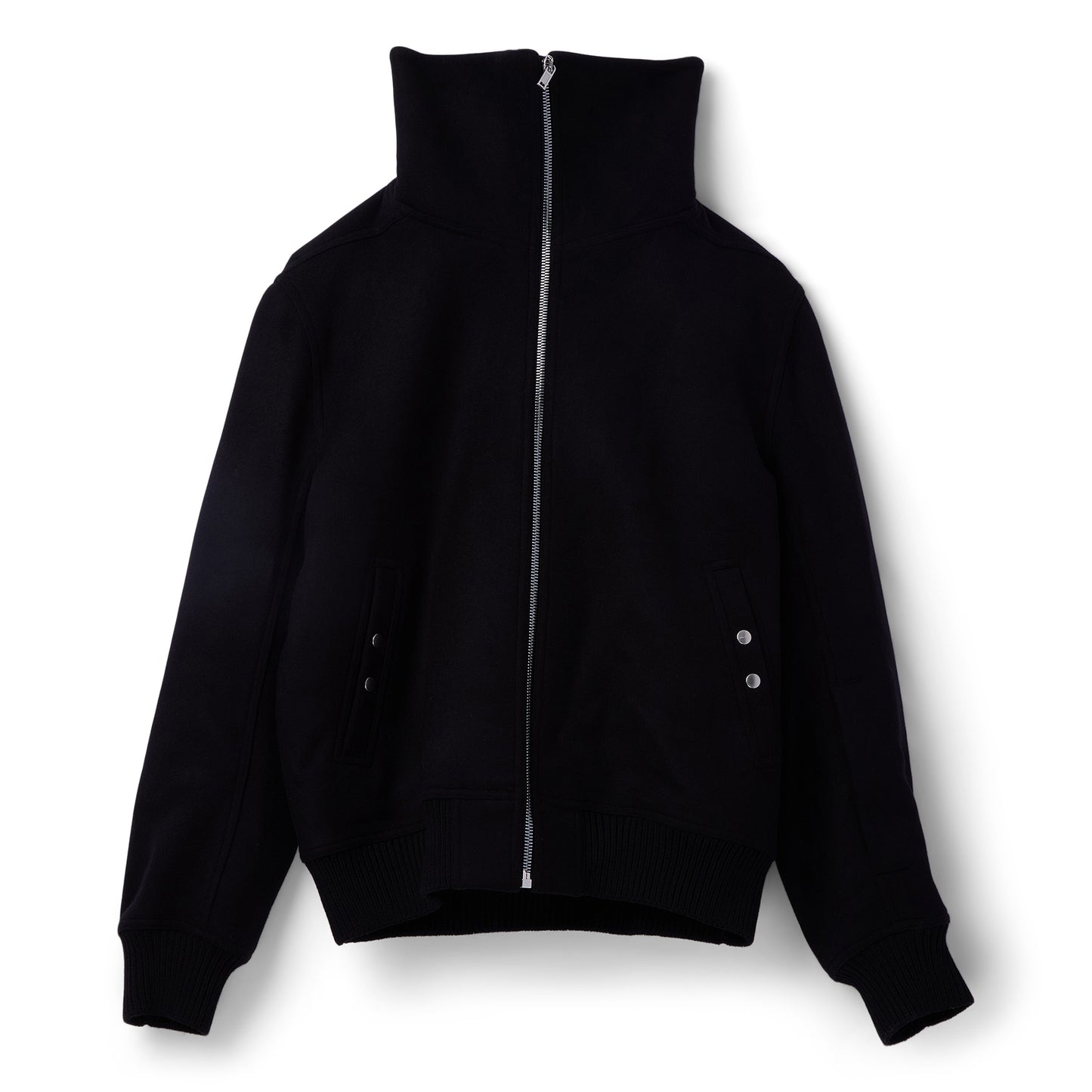 Rick Owens Blixa Dracucollar Bomber Jacket (Black)