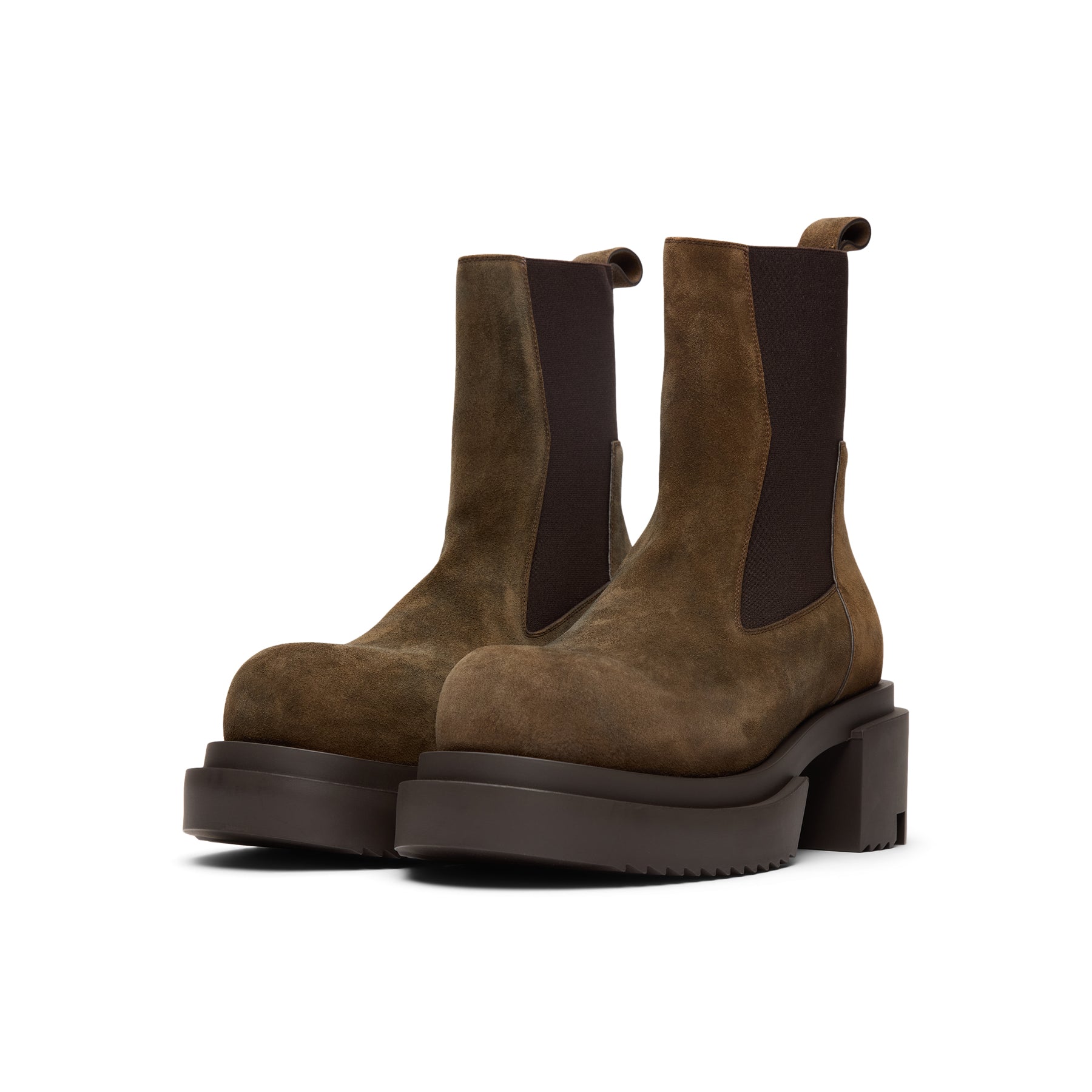 Rick Owens Beatle Bogun Boots (Indigo)