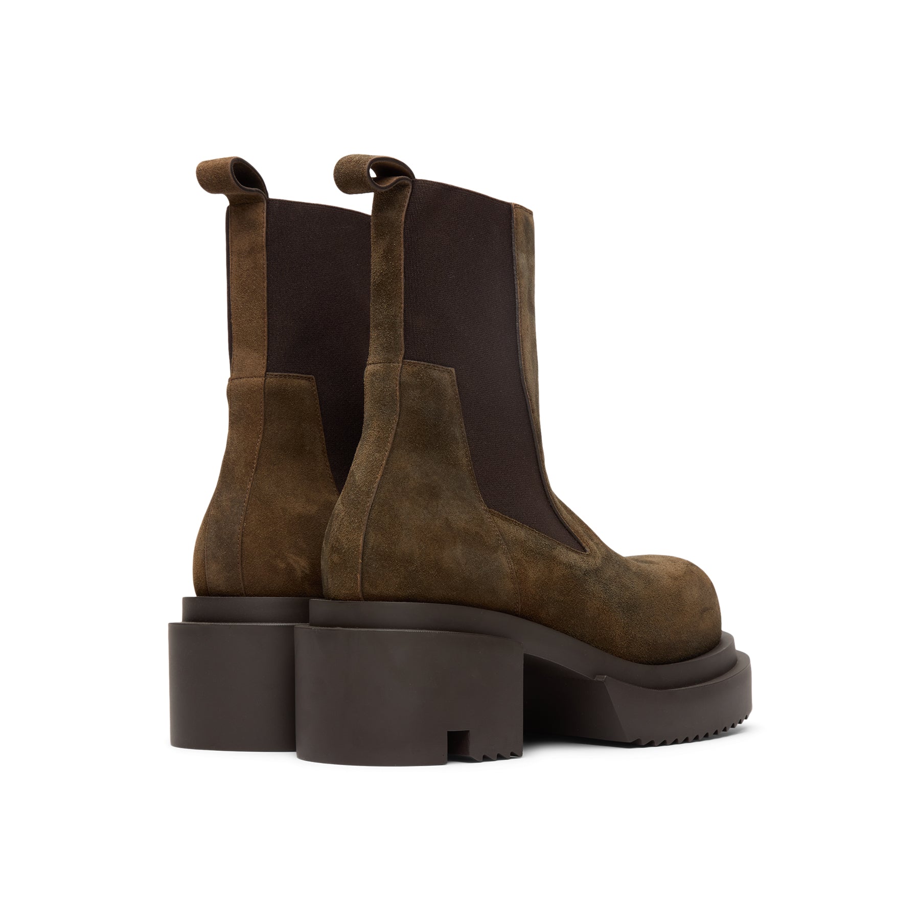 Rick Owens Beatle Bogun Boots (Indigo)