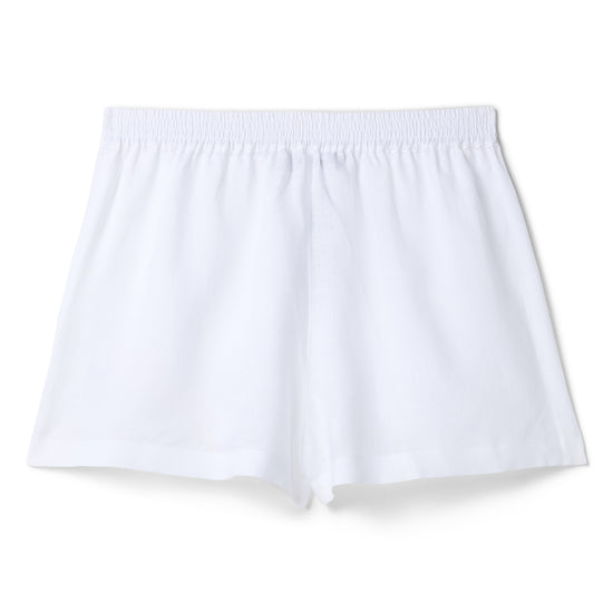 Dsquared2 Summer Lovers Linen Baggy Short (White)