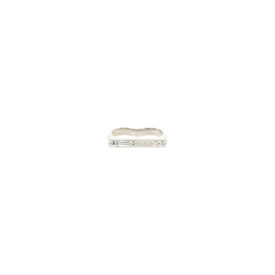 Versace Metal Ring (Palladium/Crystal)