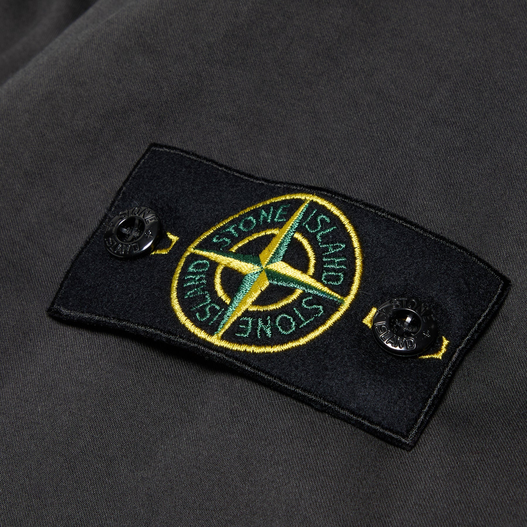 Stone Island Raso Gommato 3L Bomber Jacket (Charcoal)