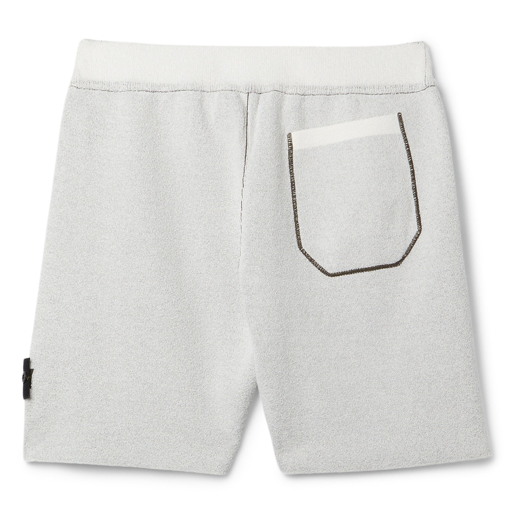 Stone Island Double Face Knit Shorts (Ivory)