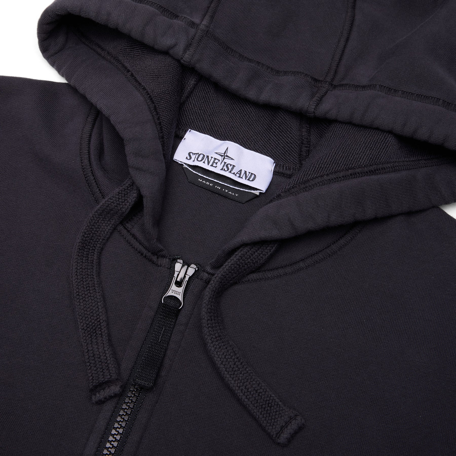 Stone Island Fleece Zip Sweatshirt (Charcoal)