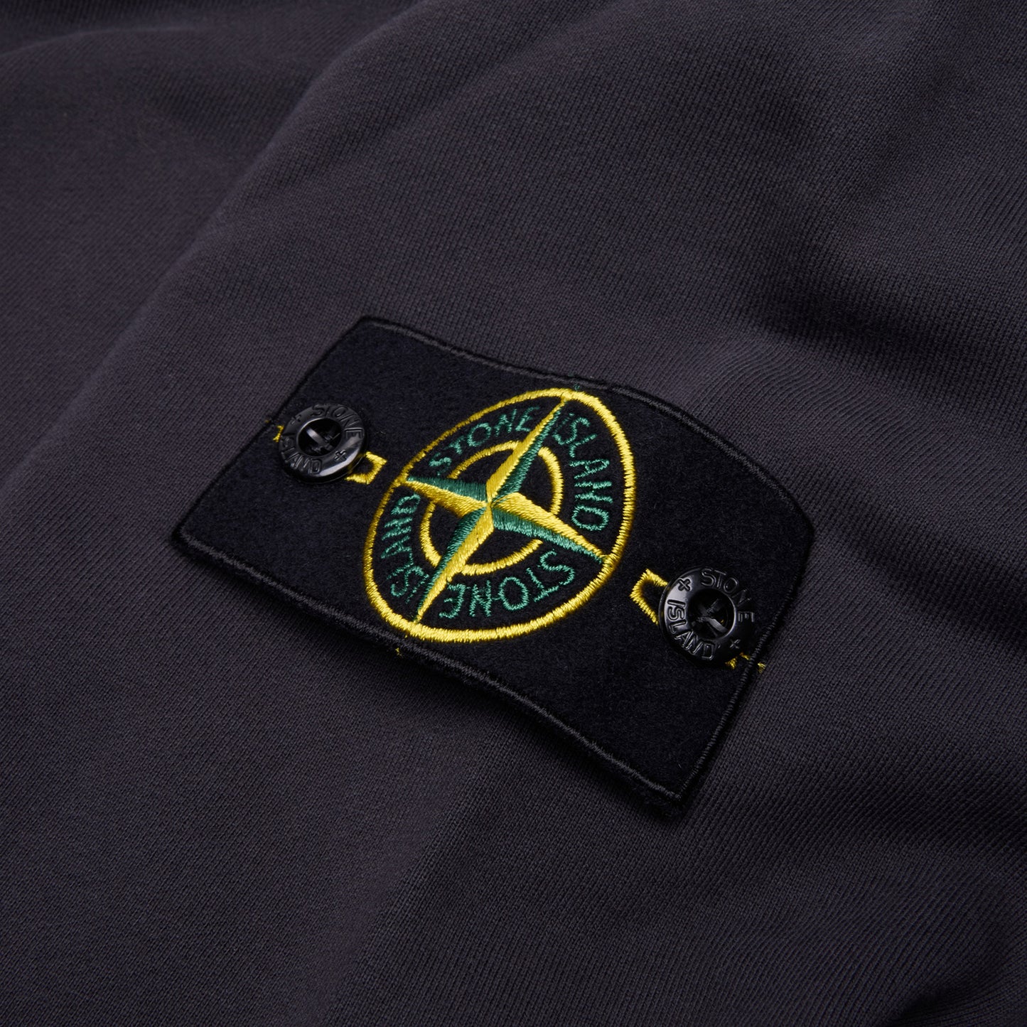 Stone Island Fleece Zip Sweatshirt (Charcoal)