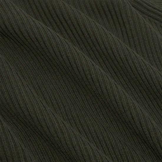Stone Island Ribbed Crewneck Sweater (Military Green)