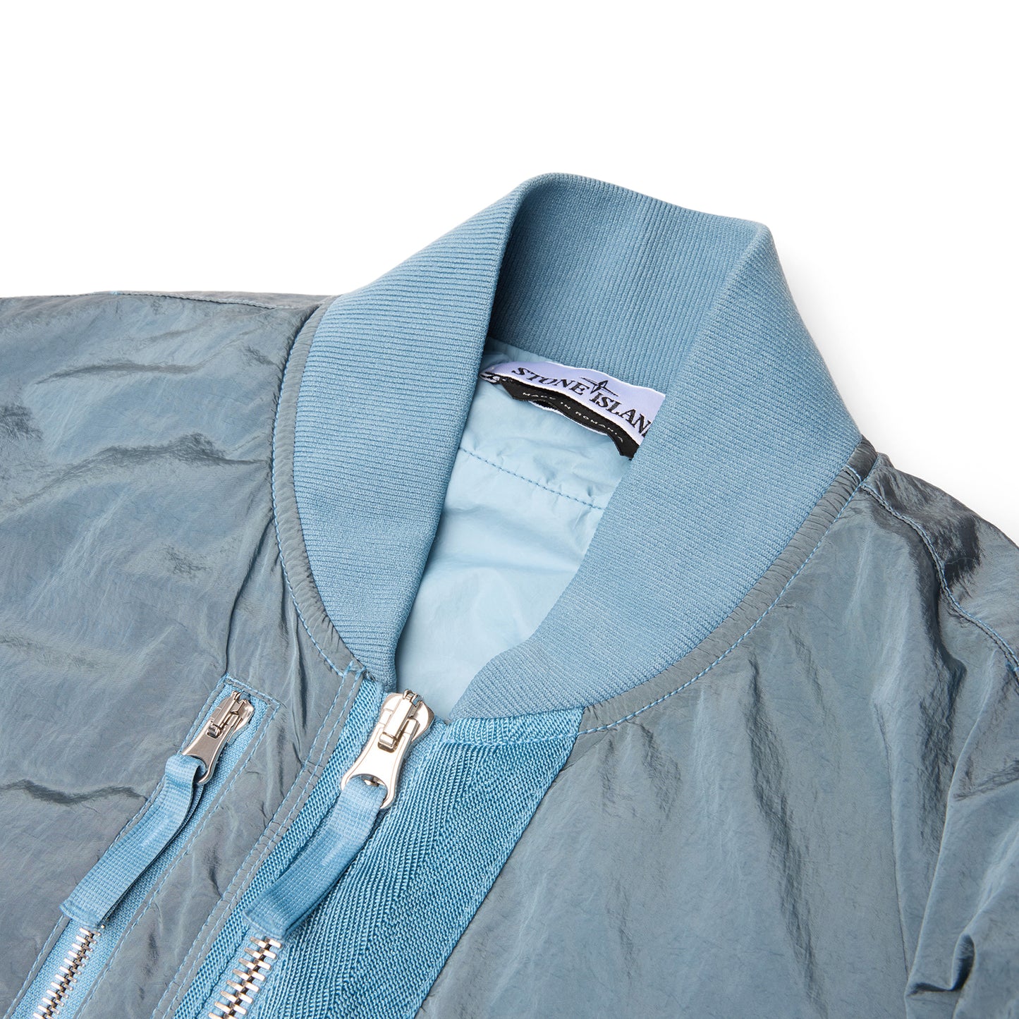 Stone Island Bomber Jacket (Blue Acciaio)