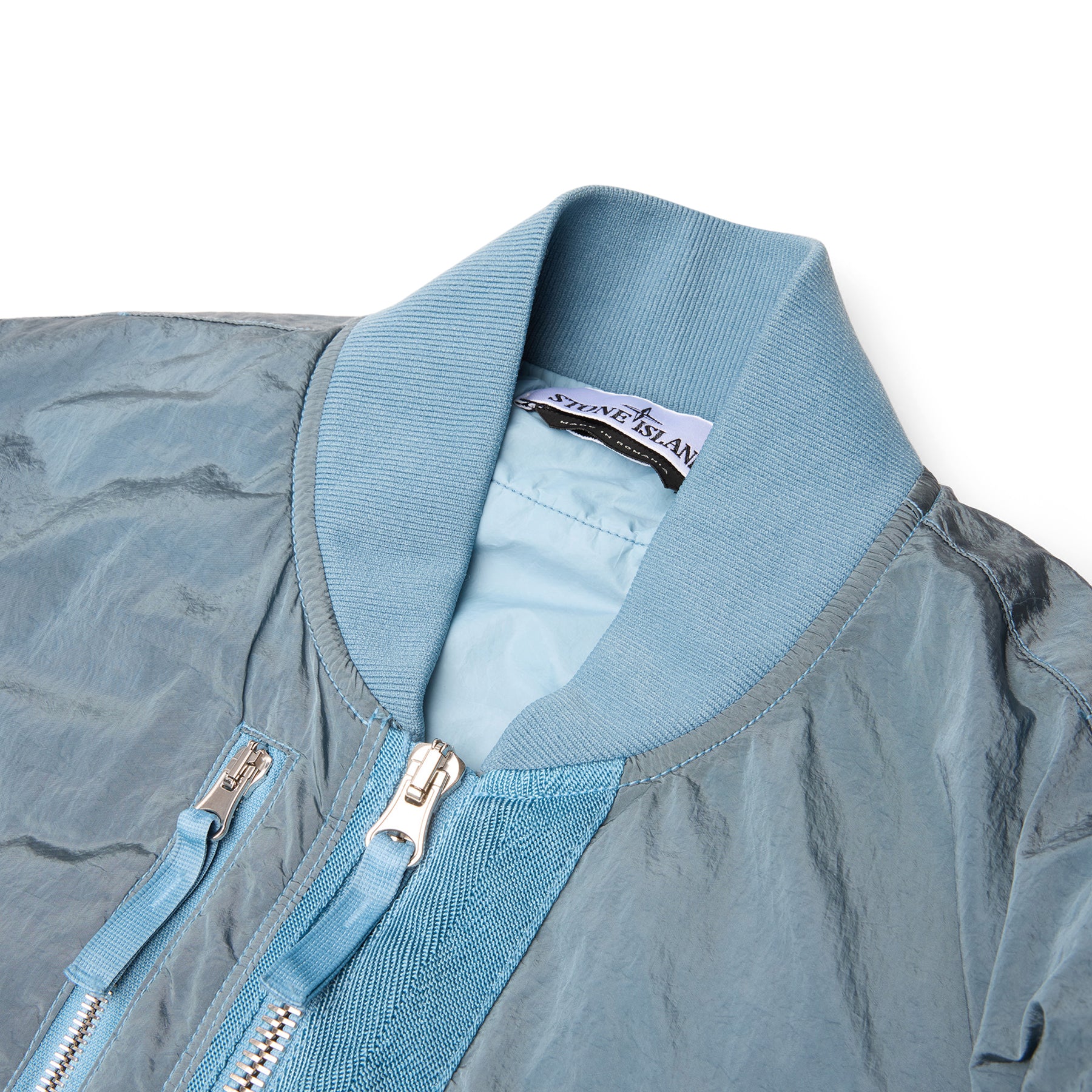 Stone Island Bomber Jacket (Blue Acciaio)