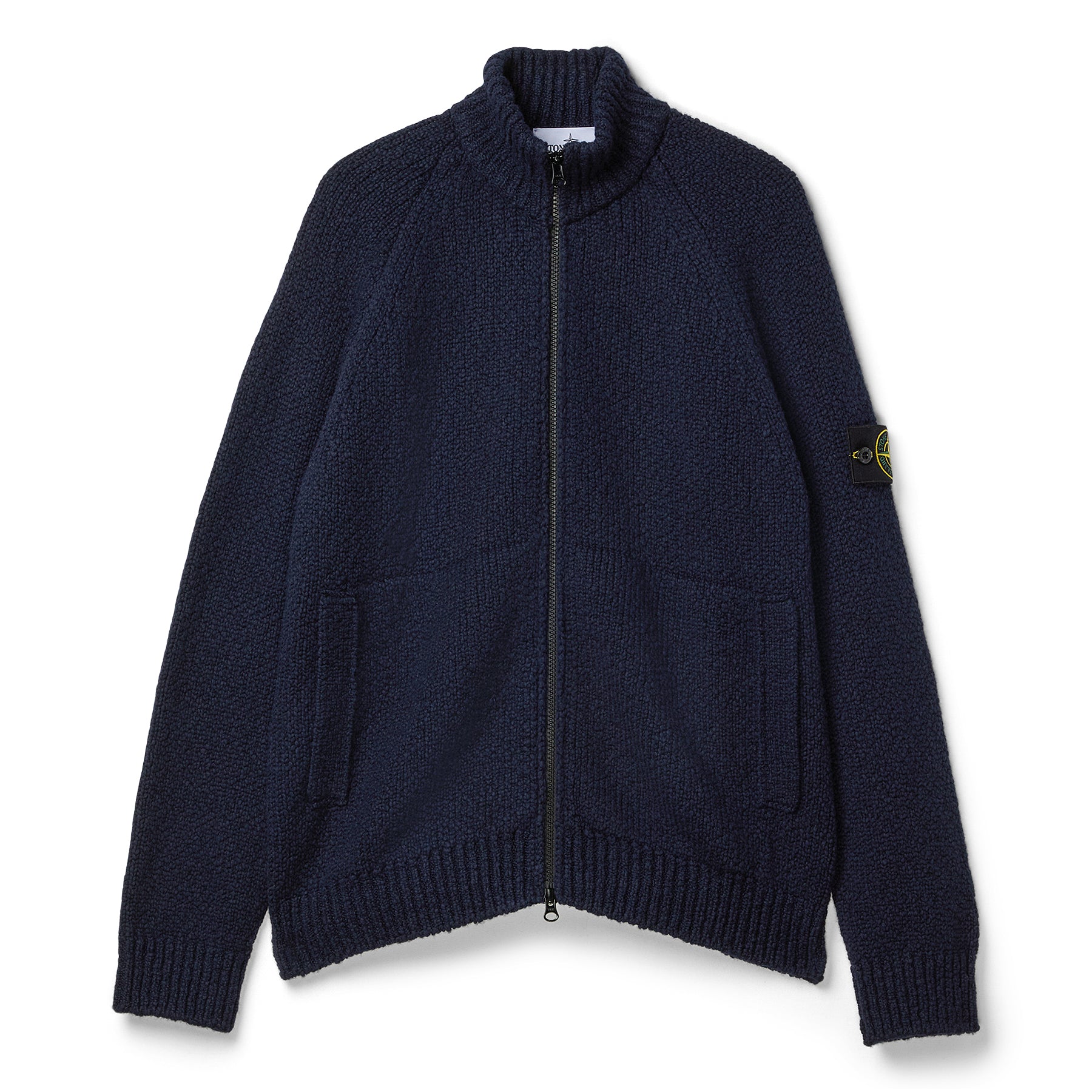 Stone Island Zip Sweater (Navy blue)