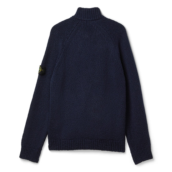 Stone Island Zip Sweater (Navy Blue)