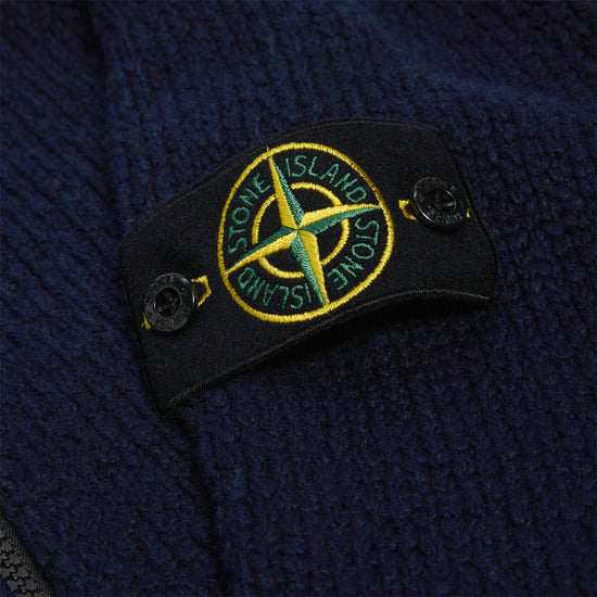 Stone Island Zip Sweater (Navy Blue)