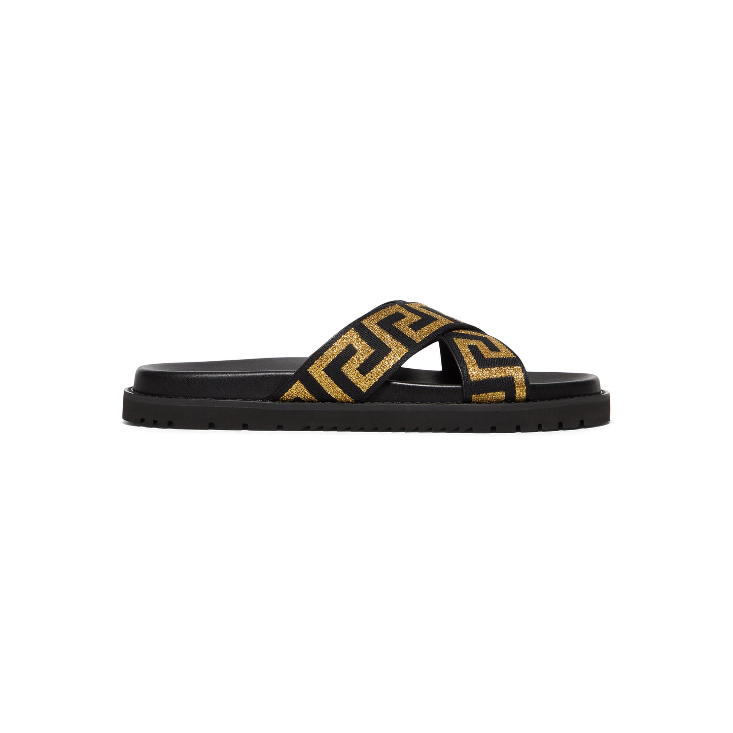 Versace Sandals (Black/Gold)