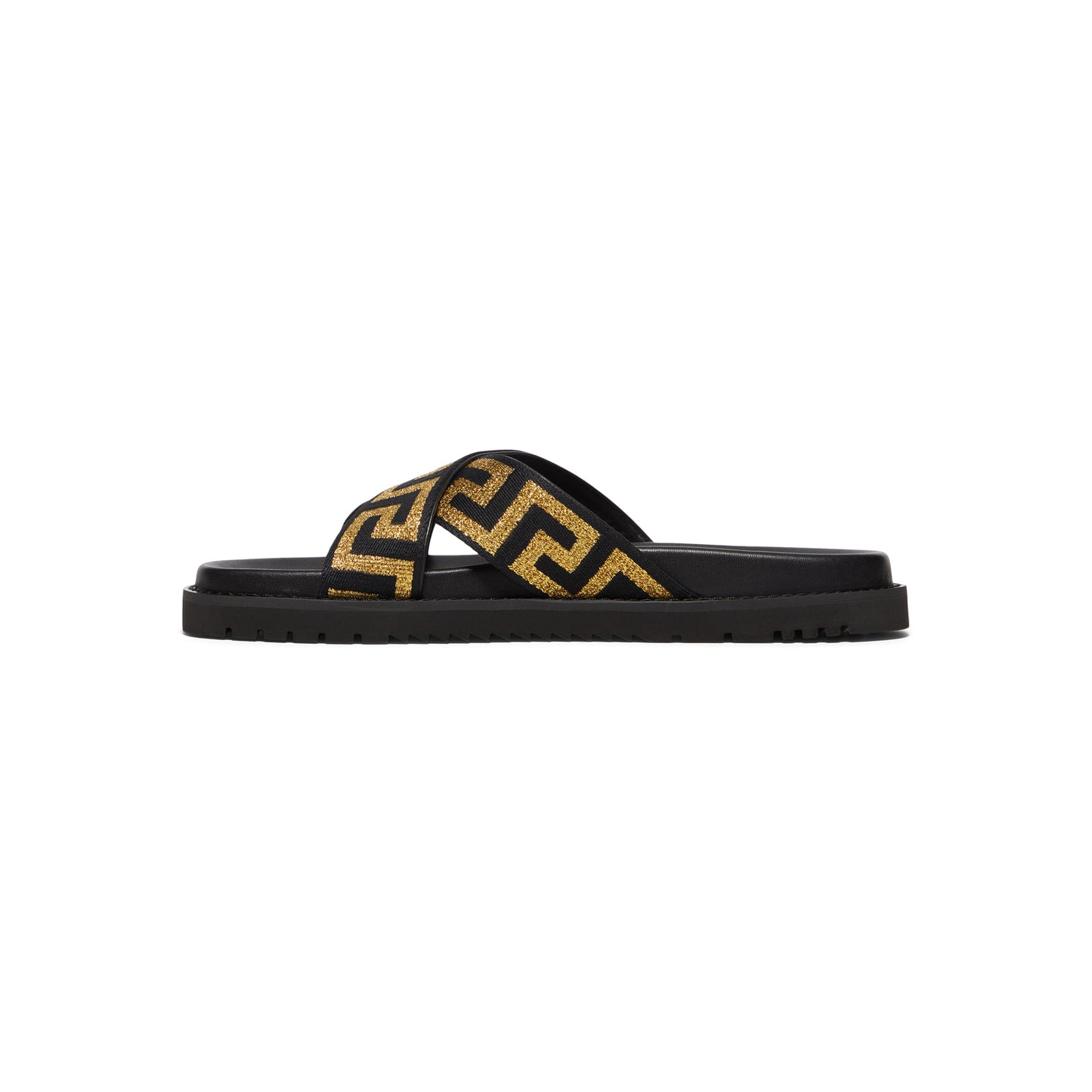 Versace Sandals (Black/Gold)