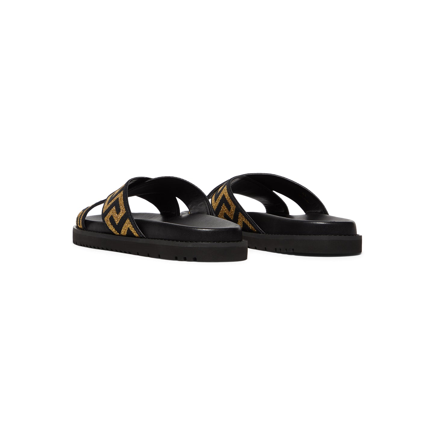 Versace Sandals (Black/Gold)