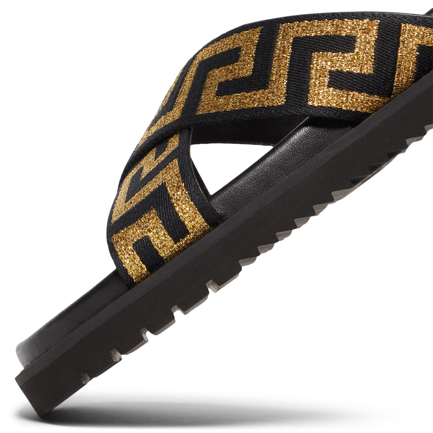 Versace Sandals (Black/Gold)