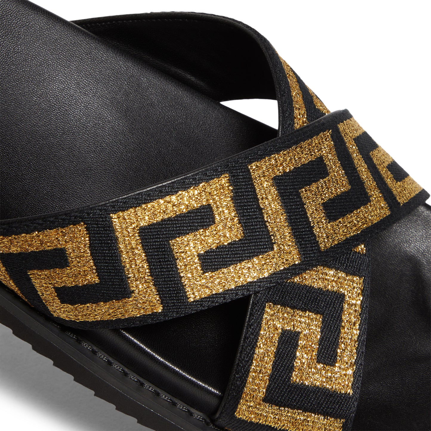 Versace Sandals (Black/Gold)