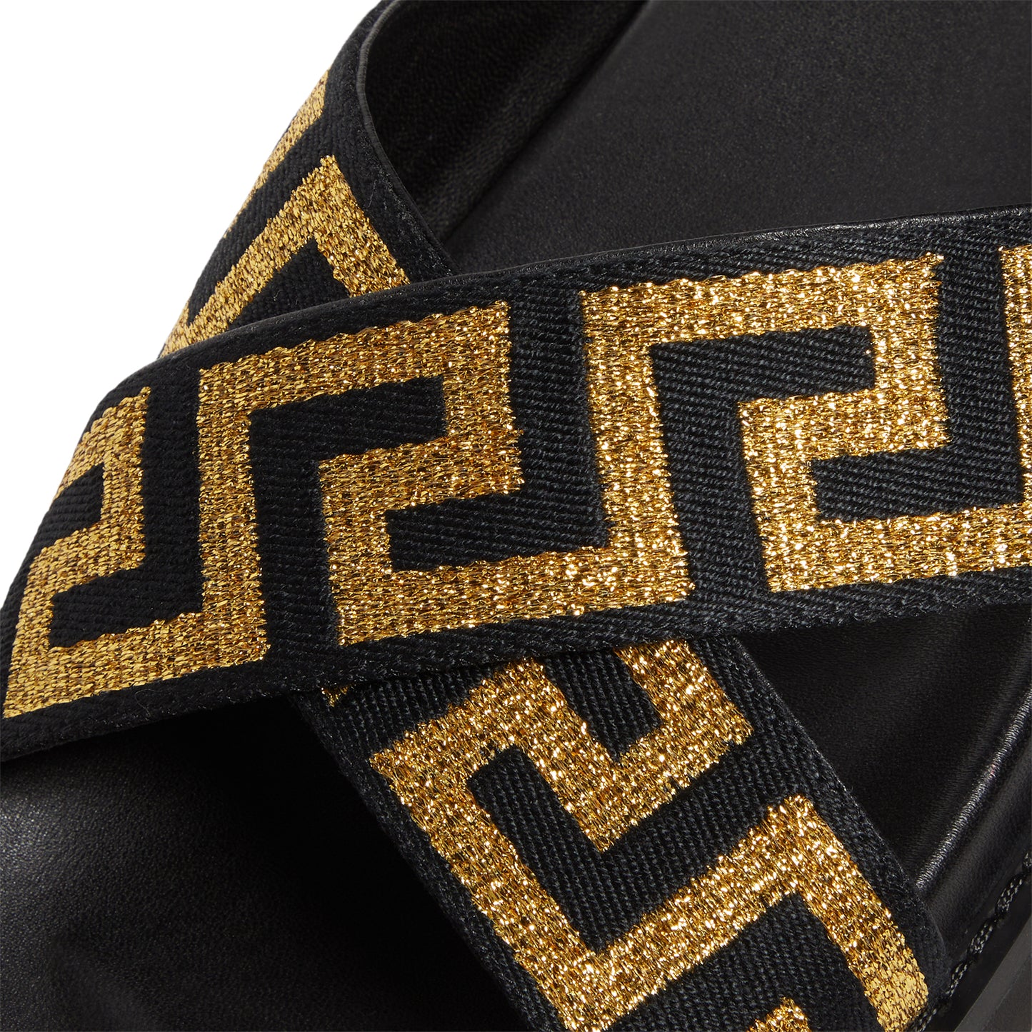Versace Sandals (Black/Gold)