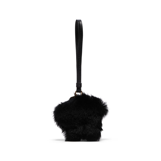 Versace Medusa Fluffy Charm (Black/Versace Gold)