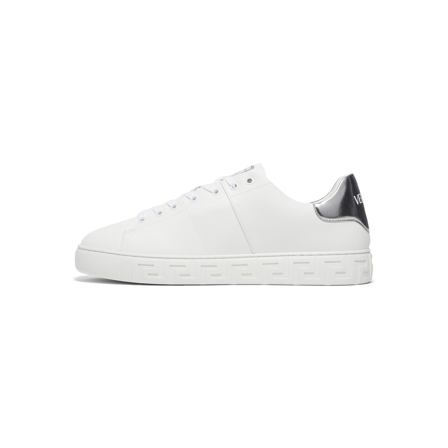Versace Medusa Biggie Greca Sneakers (White/Silver)