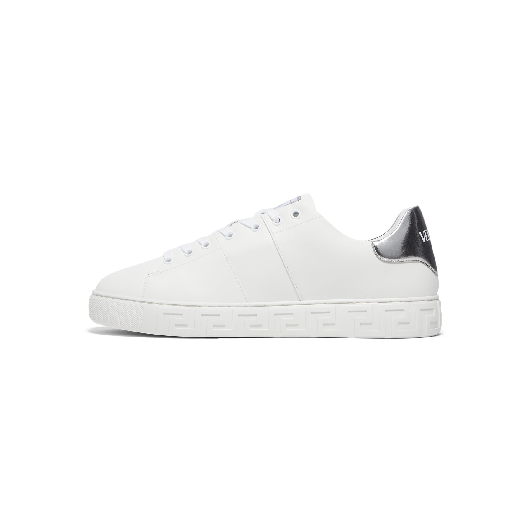 Versace Medusa Biggie Greca Sneakers (White/Silver)