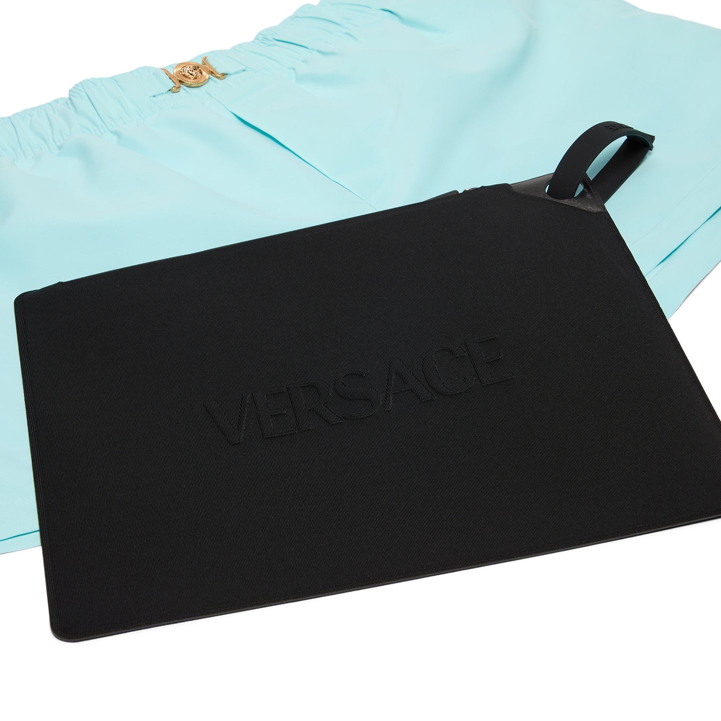 Versace Swim Shorts (Celeste)