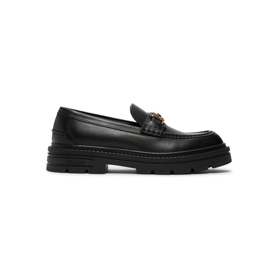 Versace Medusa Biggie City Loafer (Black/Versace Gold)