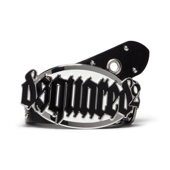 Dsquared2 Gothic Plaque Belt (Black)