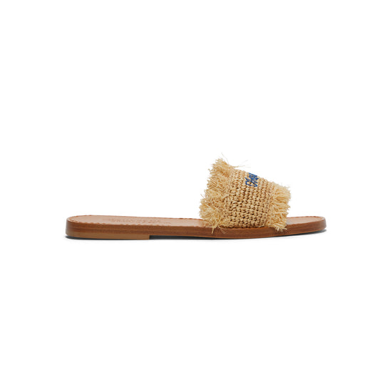 Dsquared2 Summer Lovers Raffia Slides (Natural)