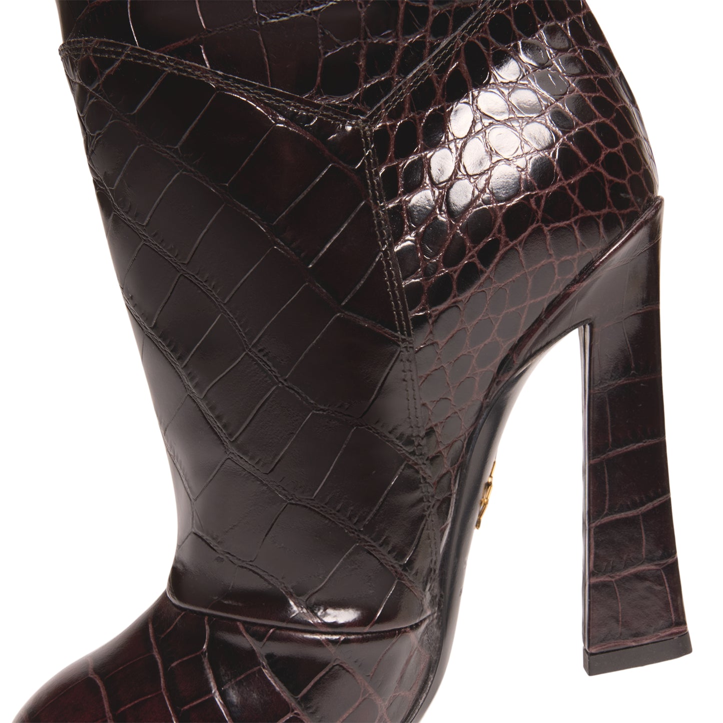 Dsquared2 Over The Knee Heeled Boots (Brown)