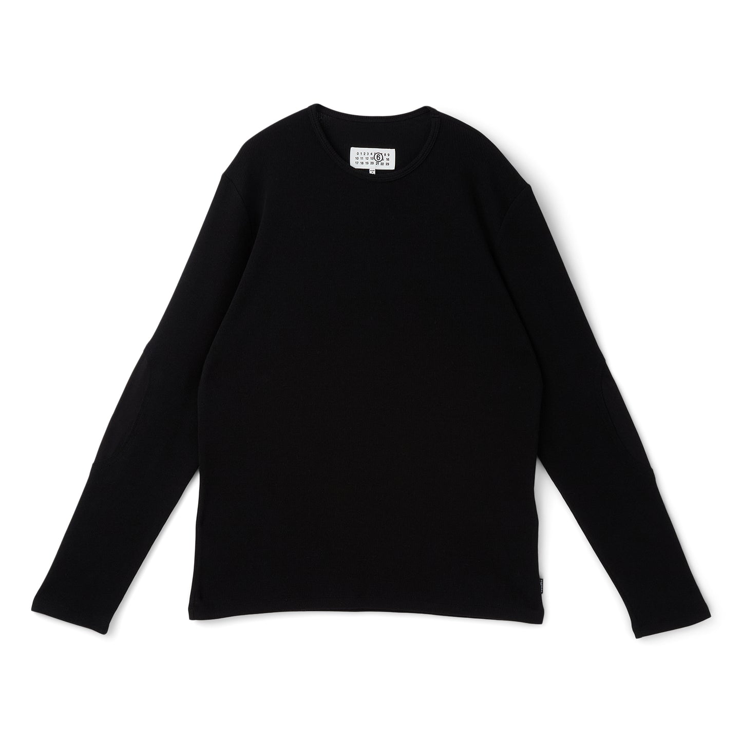 MM6 Maison Margiela Long-sleeved Top (Black)