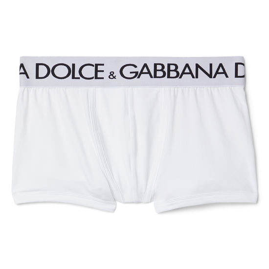 Dolce & Gabbana Cotton Jersey Regular Boxer 2-Pack (Optical White)