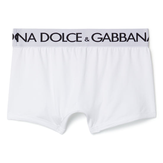 Dolce & Gabbana Cotton Jersey Regular Boxer 2-Pack (Optical White)