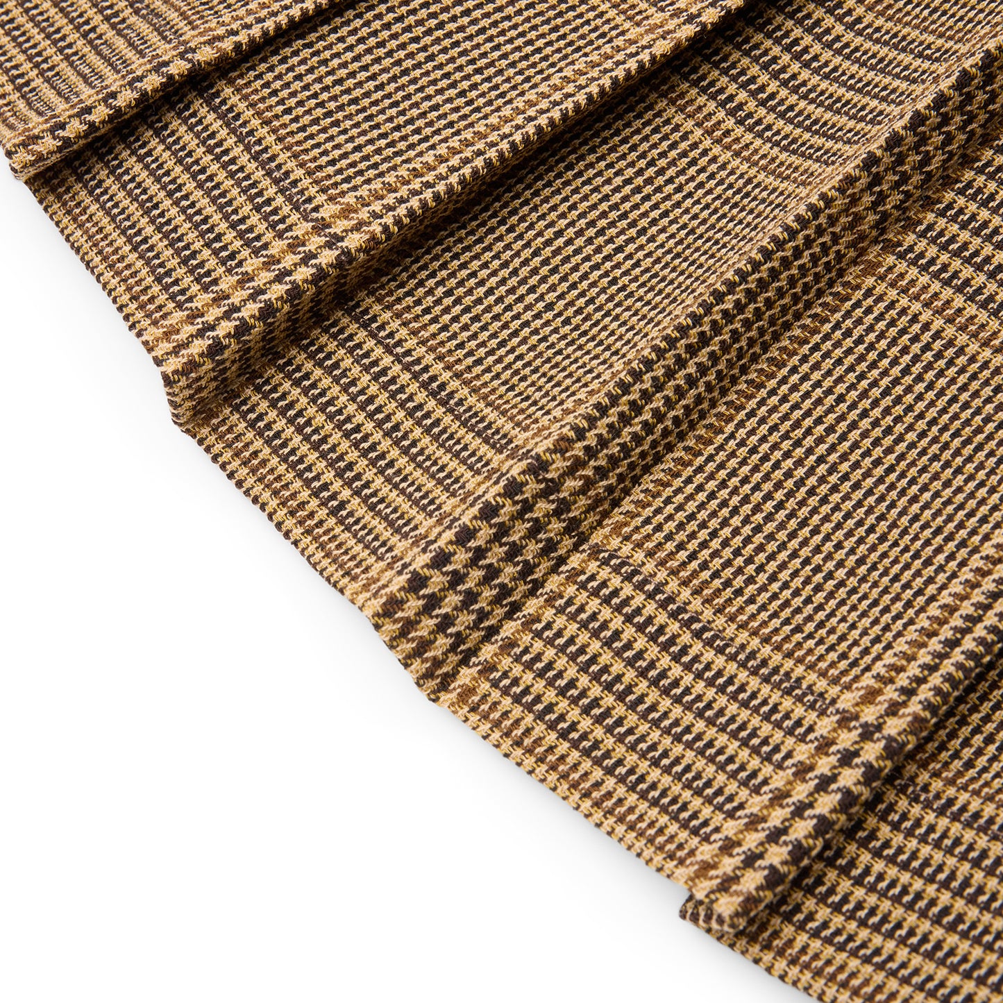 Golden Goose Wool Pleated Mini Skirt (Brown/Beige)