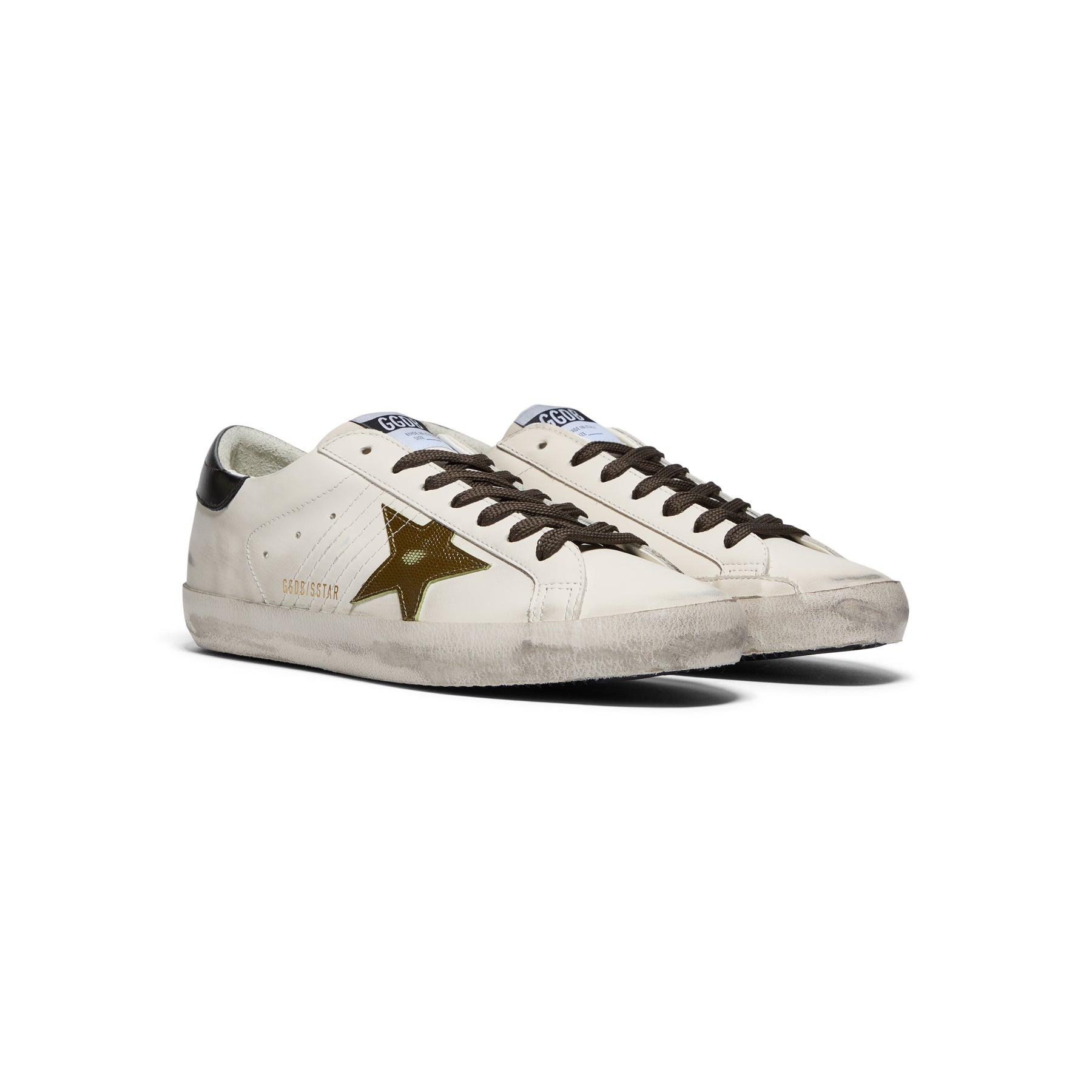 Golden Goose Super Star (Optic White/Green) – CNCPTS