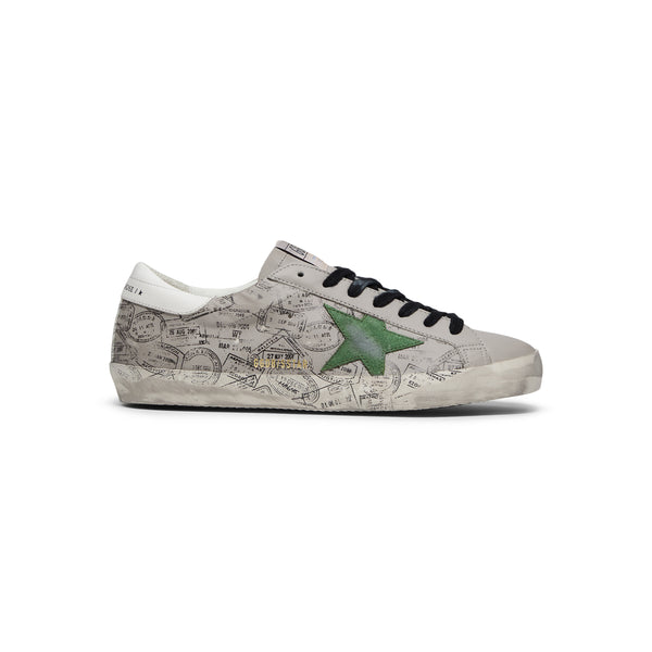 Golden Goose Super Star (Taupe/Green/White) – CNCPTS