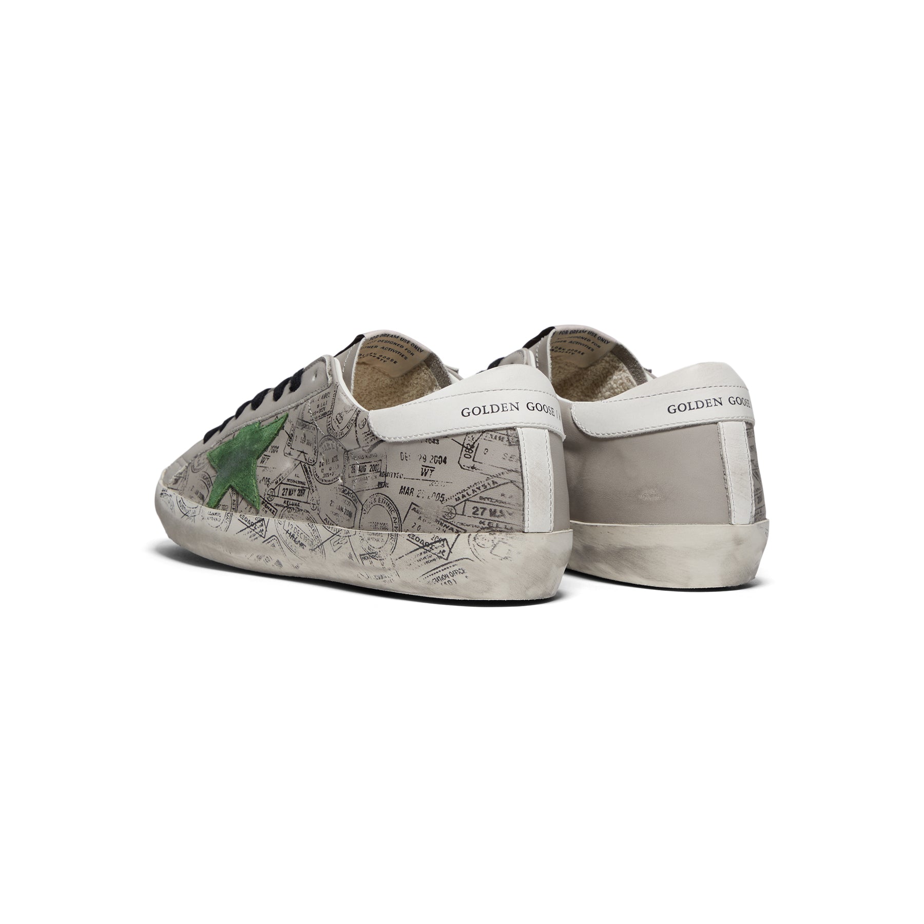 Golden Goose Super Star (Taupe/Green/White)