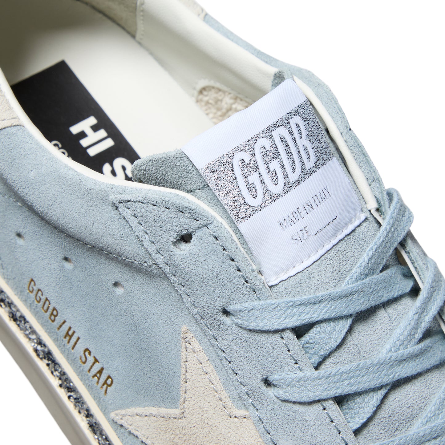 Golden Goose Hi Star (Quarry/Light Grey)