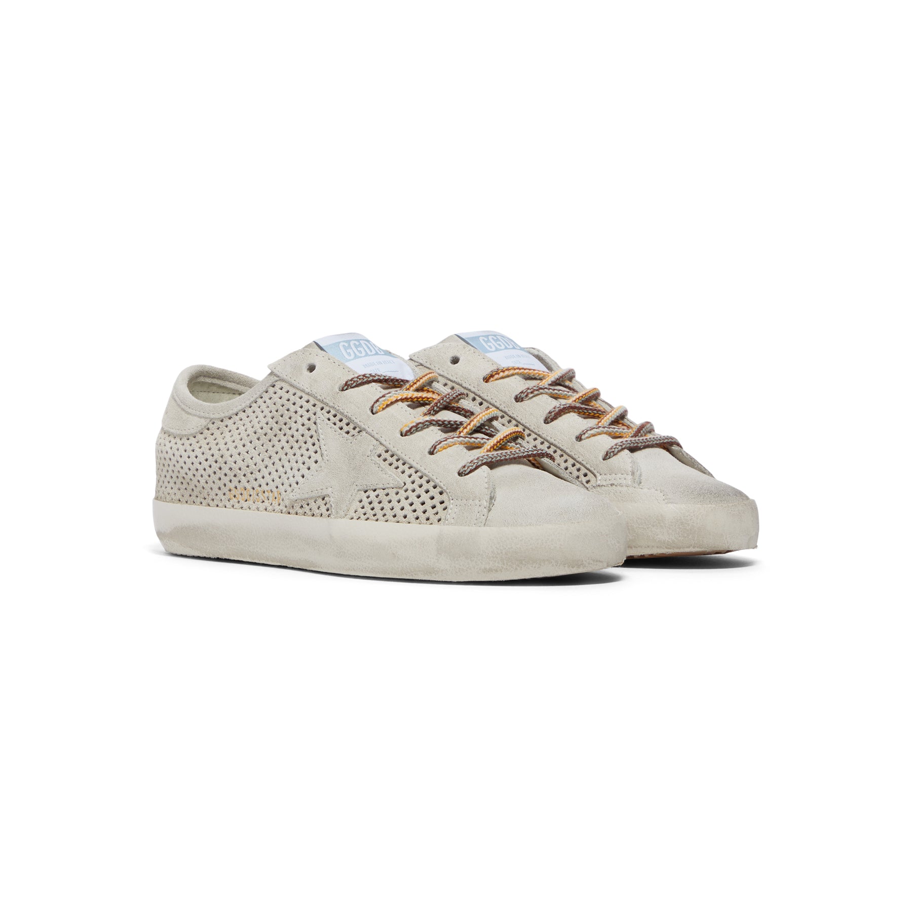 Golden Goose Super Star Forated Suede (Grey)