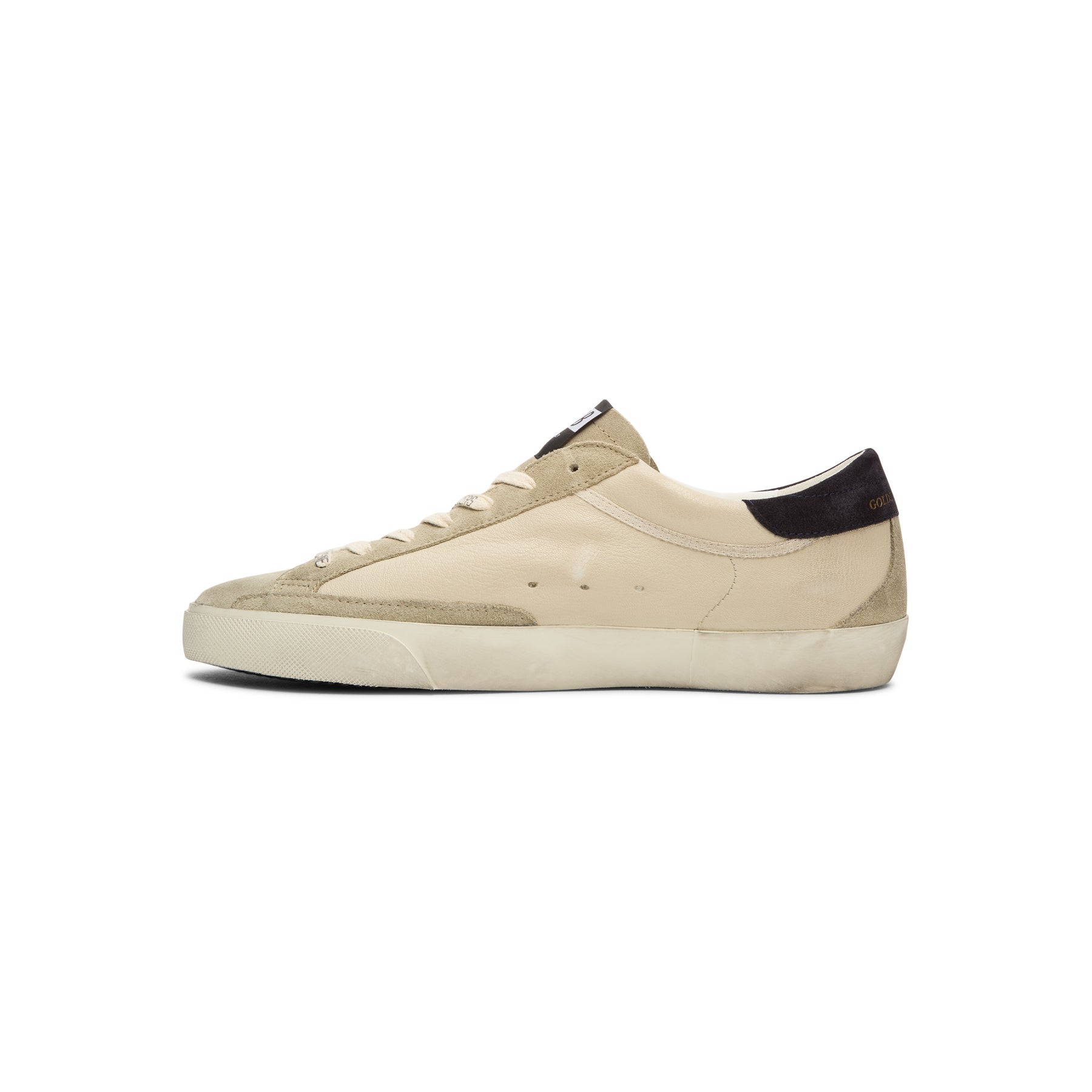 Golden Goose Super Star Nappa Upper Suede Toe (Cream/Grey/Olive