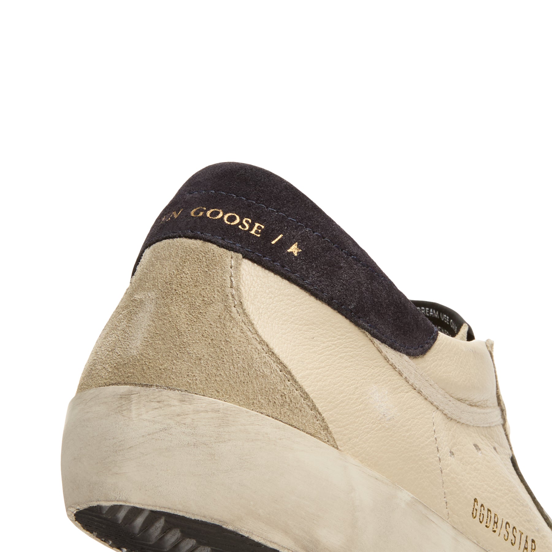 Golden Goose Super Star Nappa Upper Suede Toe (Cream/Grey/Olive